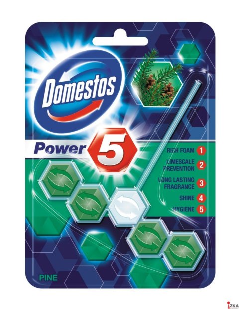 DOMESTOS Zawieszka do toalety KOSTKA POWER5 PINE 05031