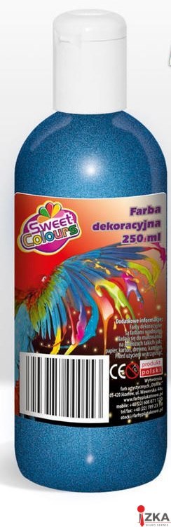 Farby plakatowe metaliczna 250ml.niebieska OTOCKI (X)