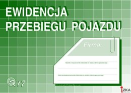 K17 Ewidencja przebiegu pojazdu (bez kosztów) A5 Michalczyk i Prokop