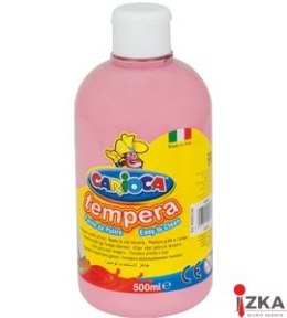 Farba tempera 500 ml, różowa CARIOCA 40427/09