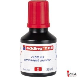 Tusz do mark.perm.30ml czerwony T25/002 EDDING (X)