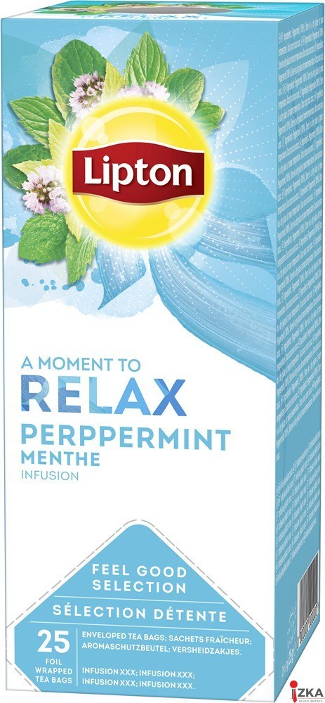 Herbata LIPTON PEPERMINT CLASSIC RELAX (25 kopert foli.) ziołowa