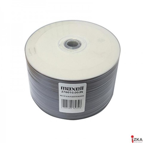 Płyta MAXELL DVD-R 4.7GB 16x (50szt) PRINTABLE, white, do nadruku, SP shrink, bulk 276010