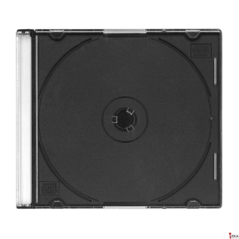 Pudełko na 1CD SLIM CASE 5,2MM BLACK OMEGA