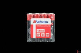 Baterie VERBATIM ALKALICZNE LR03 AAA SHRINK 4szt. 49500