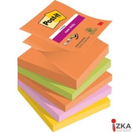 Bloczek samoprzylepny POST-IT Super Sticky (R330-5SS-BOOS), 76x76mm, 5x90 kart., BOOST