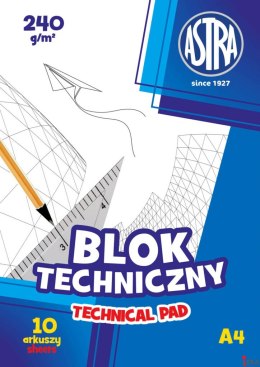 Blok techniczny ASTRAPAP A4 240g, 106119006