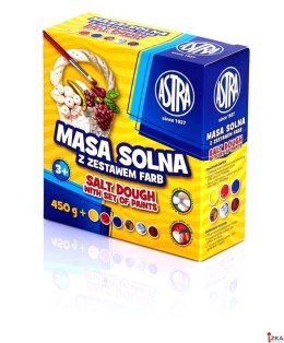 Masa solna Astra 450g + 6 kolorów farb do malowania, 324109001