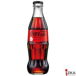 Napój COCA COLA ZERO 0.25L butelka szklana 24szt. + skrzynka