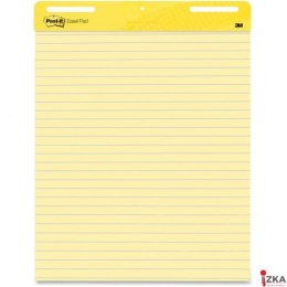 Blok flipchart samoprzylepny żółty w linię 30k 3M-21200694851 POST-IT