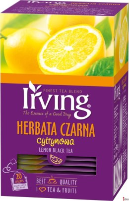 Herbata IRVING cytrynowa 20t czarna