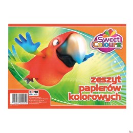 Zeszyt papierów kolorowych A5 8 kaertek Sweet Colours 00252 KOMA-PLAST