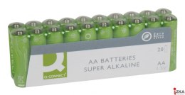 Baterie super-alkaliczne Q-CONNECT AA, LR06, 1,5V, 20szt. KF10848