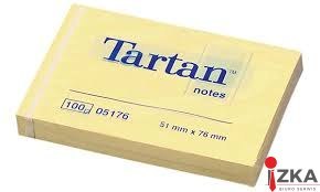 Bloczek TARTAN 05176 51*76 żół 3M