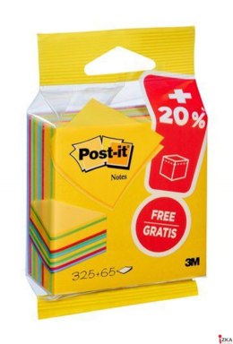 Kostka samoprzylepna POST-IT_ ( 2014-UCP), 76x76mm, 1x325 kart., mix kolorów