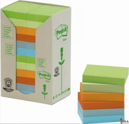 Bloczki EKO 3M POST-IT 653-1RPT 38x51 mix pastel 24bl x 100k FT51011039