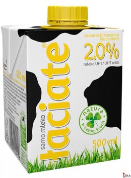 Mleko ŁACIATE UHT 2% 0.5L