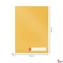 Folder A4 z kieszonką na etykietę Leitz Cosy, żółta 47080019