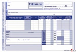 103-3E Faktura VAT netto (pełna) A5 oryginał+kopia MICHALCZYK i PROKOP