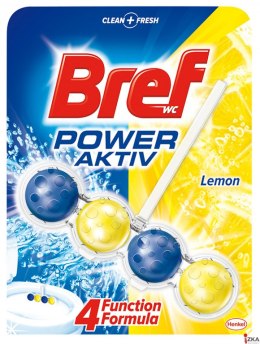 BREF Zawieszka WC POWER AKTIV 50g Lemon kulki 625197