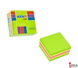 Bloczek STICKN 51x51mm zielony-mix neon i pastel 21534