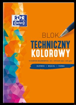 Blok techniczny OXFORD A3 10k 225G kolor 400093234