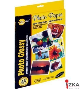 Papier fotograficzny błyszczący 4G230, 230 g/m, A4 20 arkuszy YELLOW ONE 150-1181