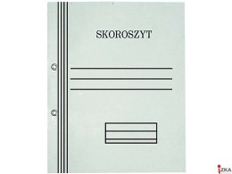 Skoroszyt oczkowy biały A4 pełny 300g KIEL-TECH jednostronnie bielony