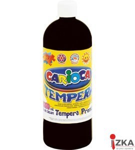 Farba tempera 1000 ml, czarny CARIOCA 170-1443/170-2642