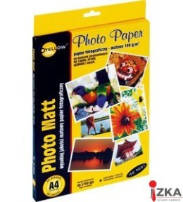 Papier fotograficzny matowy 4M190, 190 g/m, A4 50 arkuszy YELLOW ONE 150-1180