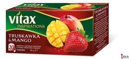 Herbata VITAX INSPIRATIONS TRUSKAWKA I MANGO 20t*2g zawieszka