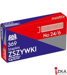 Zszywki 24/6 GRAND 369 10 paczek x 1000sztuk 110-1388