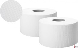 Papier toaletowy ELLIS COMFORT (12 rolek) biały 130m 2 warstwy celuloza JUMBO 6248