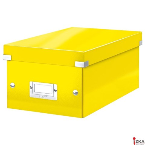 Pudło na DVD Leitz C&S, żółte 60420016