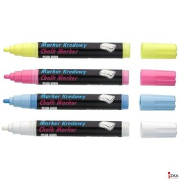 Marker kredowy, końcówka okrągła 4,5mm, 8g tuszu biały TO-292 Toma