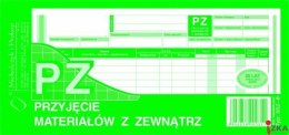 352-8 PZ przyjęcie materiałów z zewnątrz 1/3A4 80 kartek MICHALCZYK