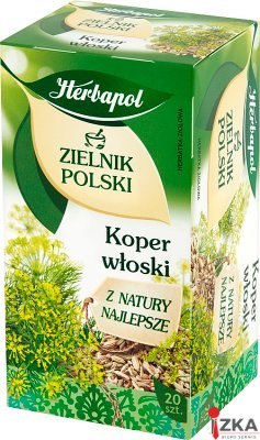 Herbata HERBAPOL ZIELNIK POLSKI koper włoski (20 torebek)