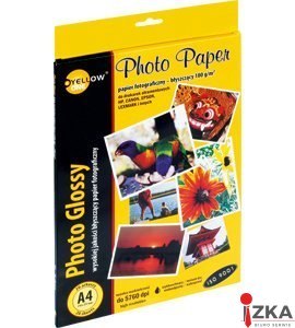 Papier fotograficzny błyszczący 4G170, 180 g/m, A4 20 arkuszy YELLOW ONE 150-1373