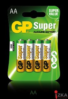 Bateria alkaliczna GP SUPER LR6/AA (4szt) 1,5V GPPCA15AS015