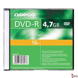 Płyta OMEGA DVD-R 4,7GB 16X CASE (10) OMD1610- -a