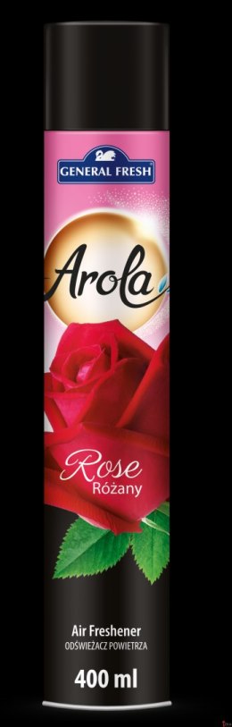 Odświeżacz powietrza AROLA Spray 400ml róża GENERAL FRESH