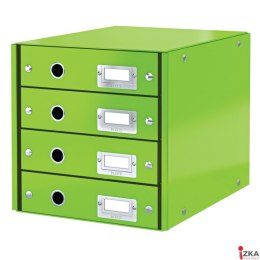 Pojemnik z 4 szufladami Leitz C&S WOW, zielony 60490054