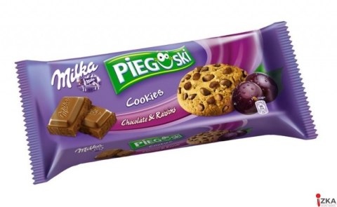 Ciastka MILKA Pieguski 135g Czekolada i rodzynki CHOCO COOKIE RAISINS