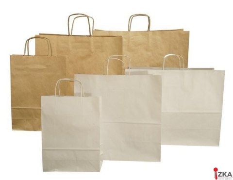 Torba papierowa ECOBAG 240x100x360mm brązowa E2001300 ekologiczna