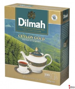 Herbata DILMAH CEYLON GOLD 100szt x2g saszetki czarna