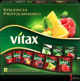 Herbata VITAX KOLEKCJA PRZYJE.MIX owoc 90kop 9 smaków