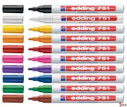 Marker lakierowy 1-2mm 751 niebieski EDDING końcowka okrągła