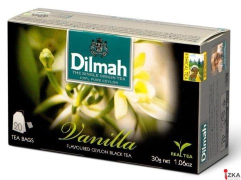 Herbata DILMAH WANILII (20 saszetek) 85045 czarna