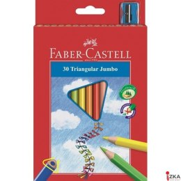 Kredki trójkątne FABER-CASTELL Junior Grip 30 kolorów 116530 FC