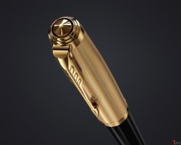 Pióro wieczne (F) - 18K PARKER 51 DELUXE BLACK GT 2123511, giftbox